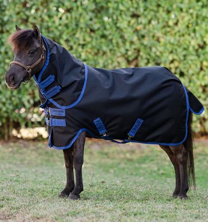 Amigo® Ripstop 900D Plus Petite Turnout - 200g BLACK/BLUE