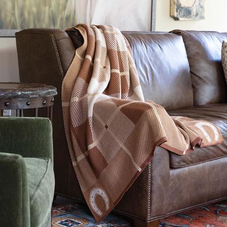 Equestrian Barn Plain Throw