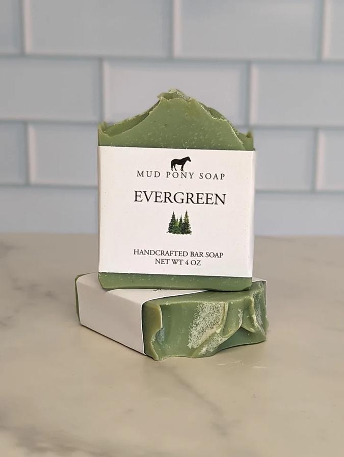 Mud Pony Bar Soap | Evergreen
