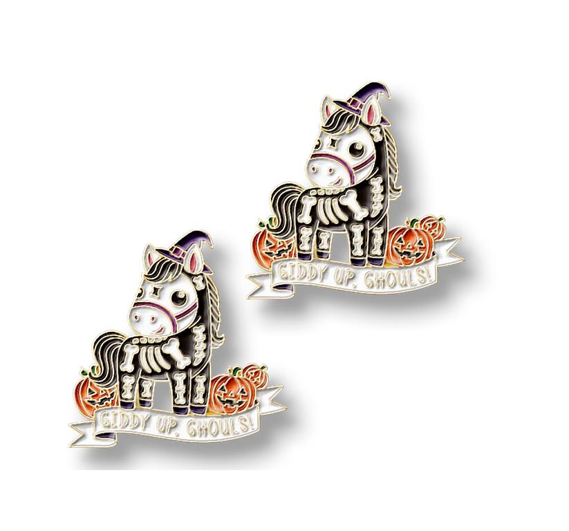 Pin Set | Giddy Up Ghouls