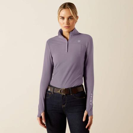 Lowell 3.0 1/4 Zip Baselayer PURPLE_ASH