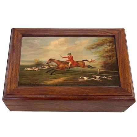 Wooden Trinket Box | Fox Hunting