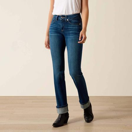 R.E.A.L. Perfect Rise Abby Straight Leg Jean