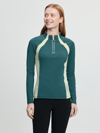 Philippa Mesh Long Sleeve Base Layer | Jungle