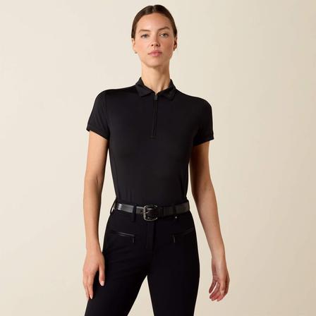 Bandera 1/4 Zip Polo | Black