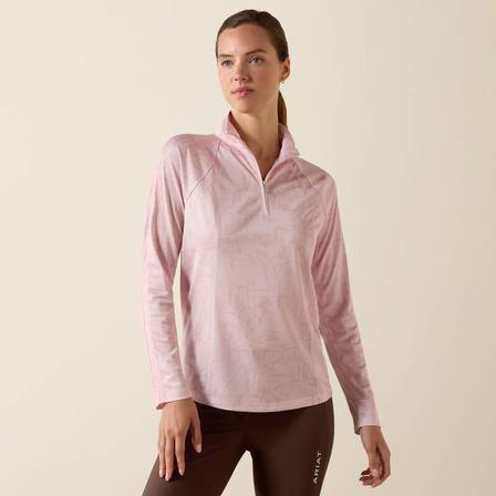 Sunstopper 3.0 1/4 Zip Baselayer SEPIA_ROSE_HORSE_PARK