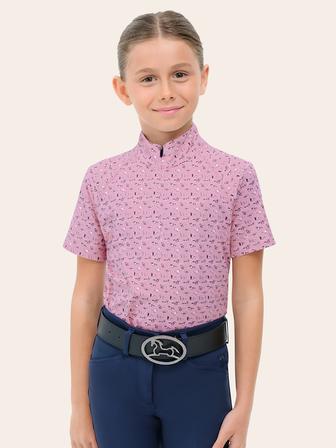 Lucy Jr. 2.0 1/4 Zip Top | Marbled Mares