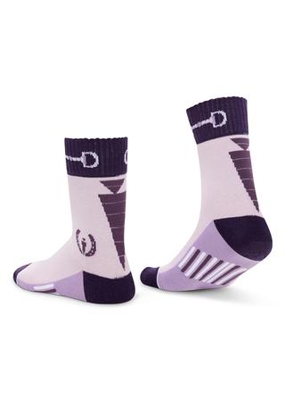 Kids Band Of Bits Paddock Boot Sock LUNAR_LILAC