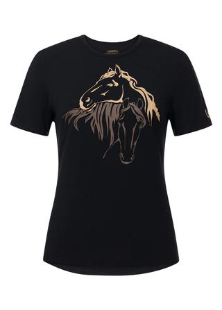 Equine Embrace Tee BLACK