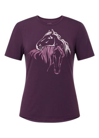 Equine Embrace Tee VELVET_PLUM