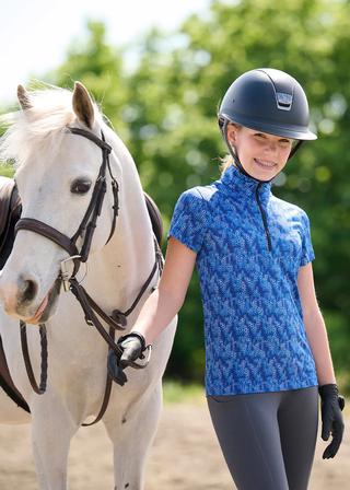 Kids EquiBreeze Ice Fil® Short Sleeve Top
