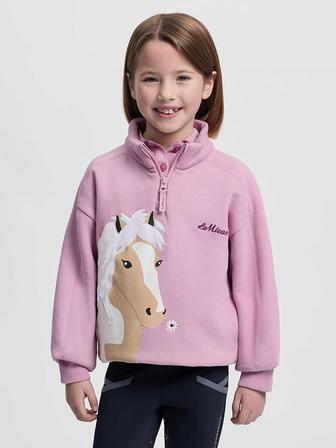 Mini Quinn 1/4 Zip Sweatshirt | Fondant