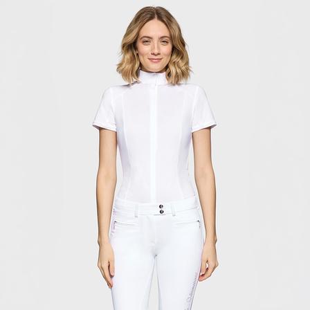 Gretta Metal Dots Show Shirt WHITE