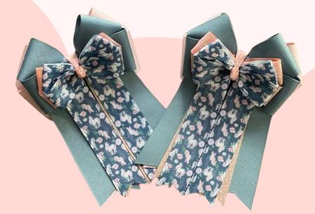 Blue & Pink Unicorn Show Bows