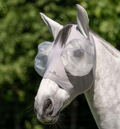 Defense Fly Mask SILVER/SILVER