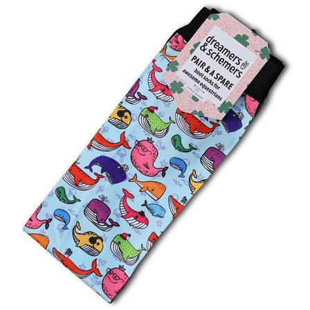 Pair & A Spare Boot Sock | Whale Whale Whale