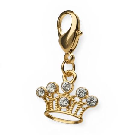 Sparkly Crown Braid Charm