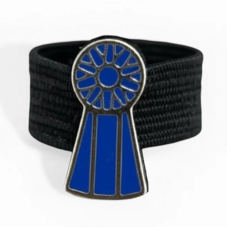 Blue Ribbon Crop Charm