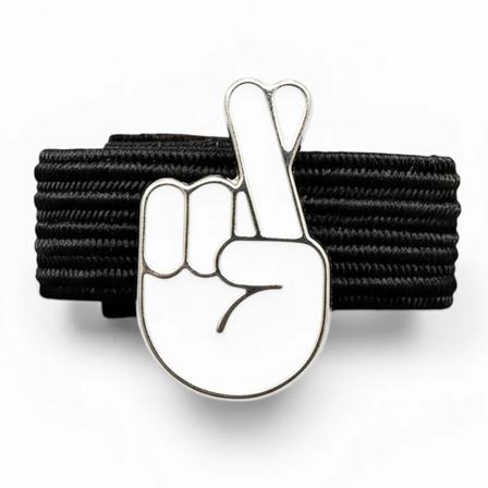 Fingers Crossed Crop Charm
