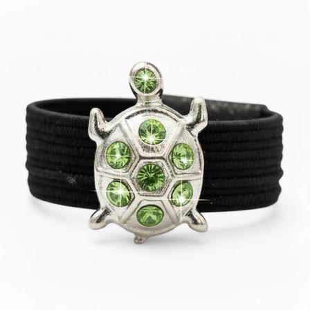 Sparkly Turtle Crop Charm