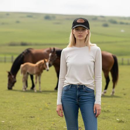Horse Girl Baseball Cap