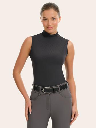 Corrie Mock Neck Shirt | Smoke SMOKE