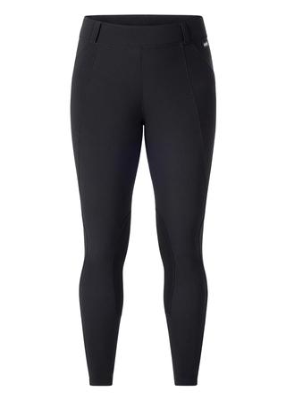 Microcord Knee Patch Pocket Riding Tight BLACK