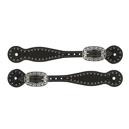 Basketweave Thin Spur Straps