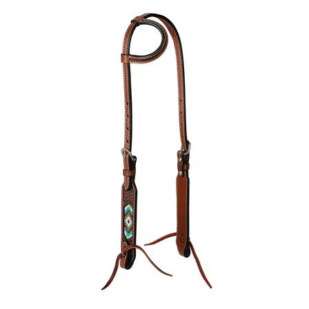 Sliding Ear Beaded Headstall