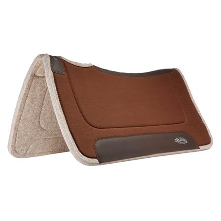 All Purpose Wool Blend Saddle Pad CHOCOLATE