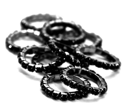 Spiced Equestrian Rhinestone Braid Bling ONYX