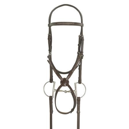 Fancy Stitched Raised Padded Figure-8 Jumper Bridle