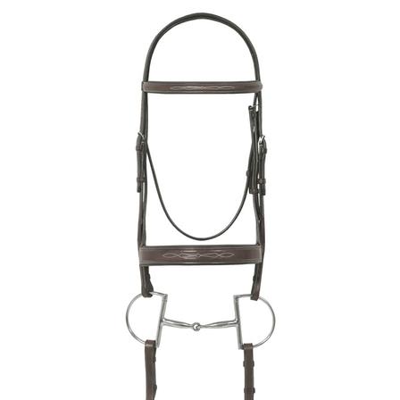 Fancy Stitched Wide Noseband Padded Bridle