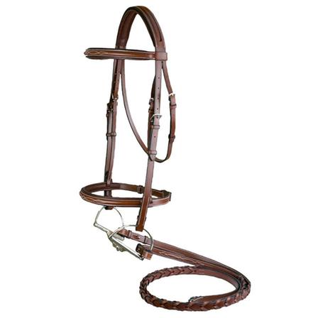 M Toulouse Annice Bridle with Fancy Stitch Laced Reins