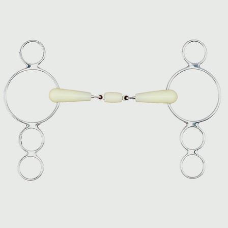 Happy Mouth 3-Ring Double Jointed Mouth Gag