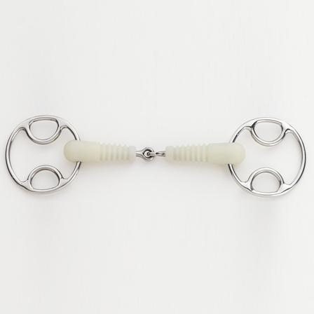 Happy Mouth Jointed Ribbed Mouth Loop Ring Gag