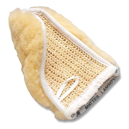 EA Mattes Grooming Mitt with Sheepskin and Cactus Cloth