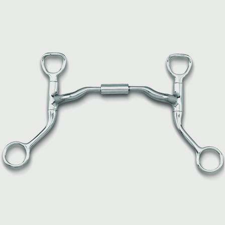 Myler HBT Shank with Sweet Iron Low Port Comfort Snaffle