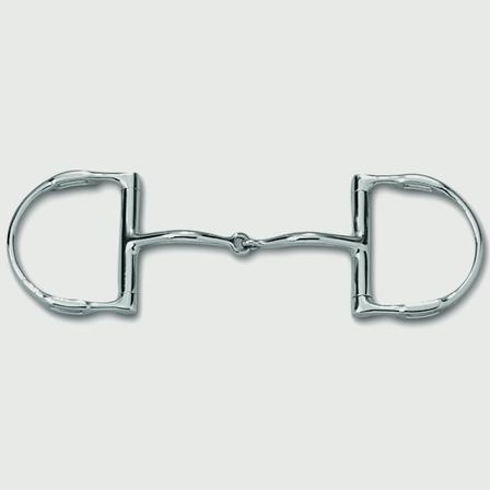 Myler Dee with Hooks with Stainless Steel Snaffle