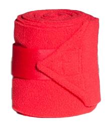 Vacs Deluxe Quality Polo Bandages - Pony Size RED