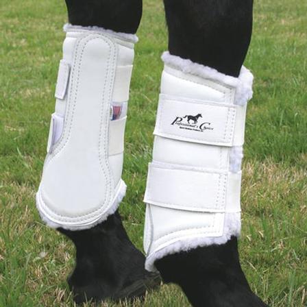 Leather Protection Boots - XL WHITE