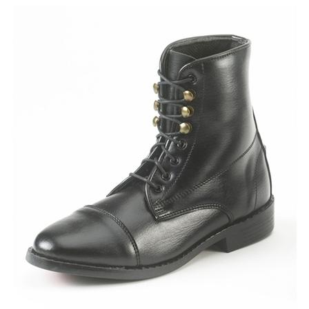Ladies All-Weather Synthetic Laced Paddock Boot BLACK