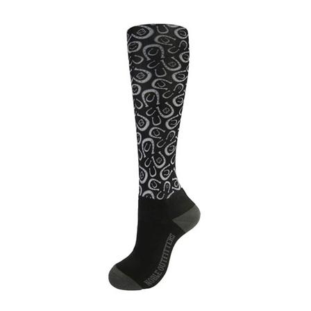 Noble Outfitters Over the Calf Printed Merino Wool Peddies