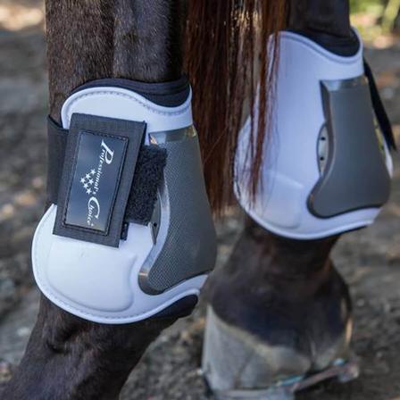 Pro Performance Show Jump REAR Boots WHITE