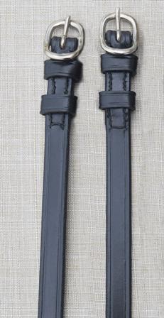 Red Barn Spur Straps BLACK