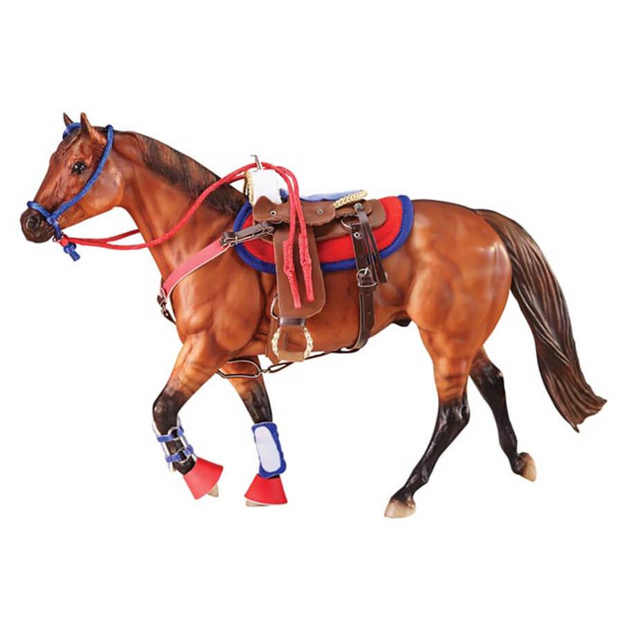 Breyer Western Riding Set In Hot Colors