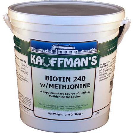 Kauffman's Biotin 240 with Methionine - 3lb