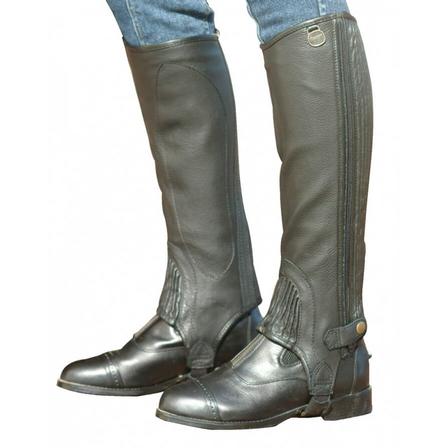 Ovation® Stretch Ribbed Top Grain Ladies' Half Chaps