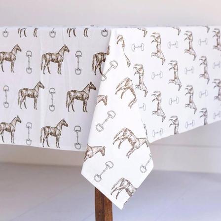 Horse & Snaffle Tablecloth - 55