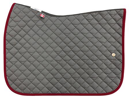Ogilvy Equestrian Jump Baby Pad GREY/BURGUNDY